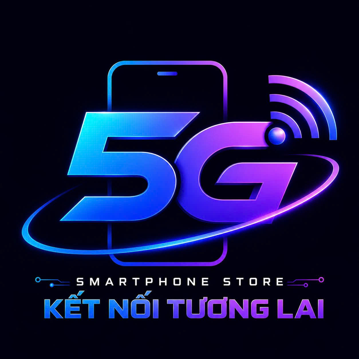 Logo 5G Smartphone Store – Kết nối tương lai